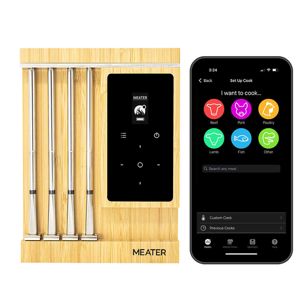 MEATER Pro XL | WiFi Smart Meat Thermometer with 4 Probes | Open