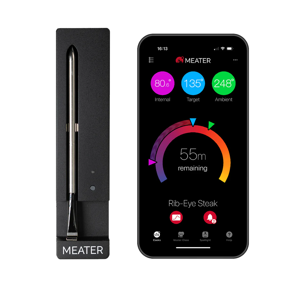 MEATER (ミーター)  トゥルーワイヤレス スマート肉温度計 Amazon.co.jp: MEATER (ミーター) | 範囲33フィート トゥルー