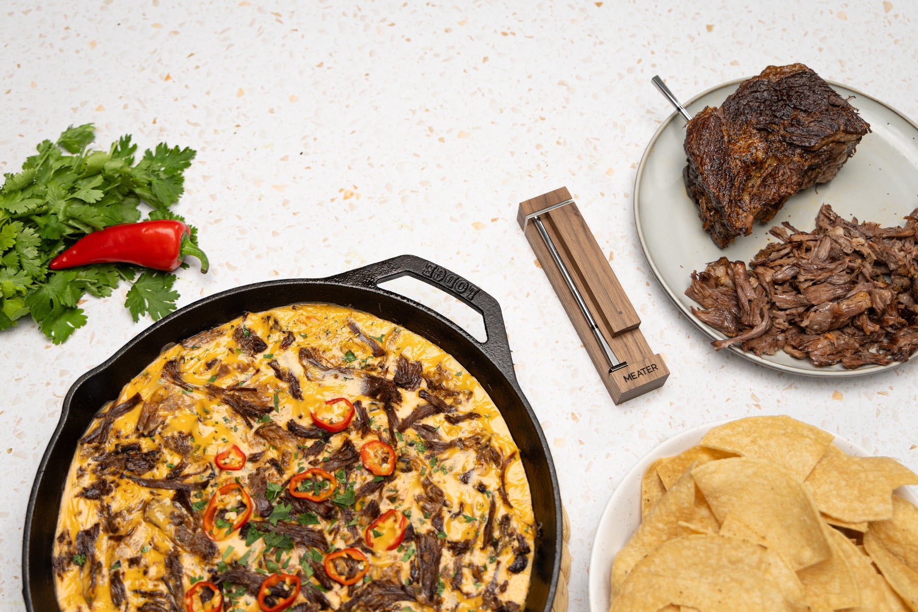 Loaded Barbacoa Queso Dip