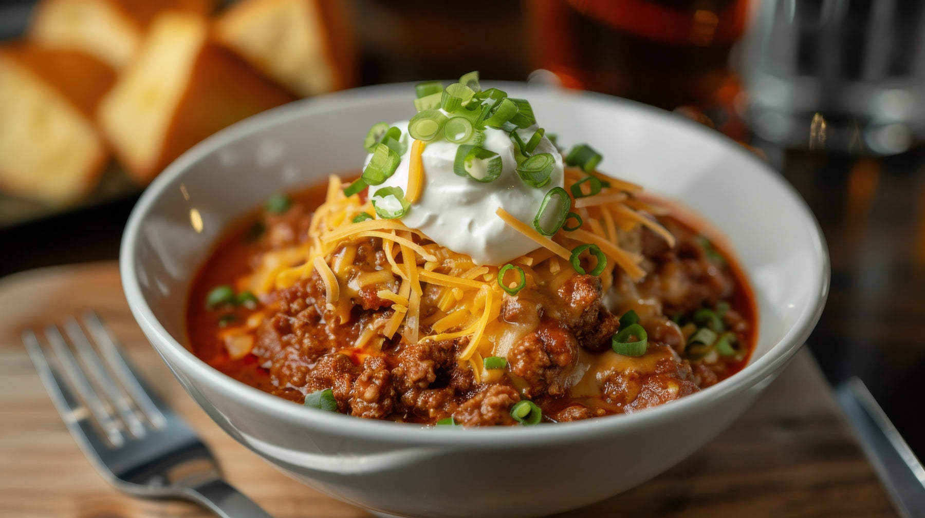 Loaded Beef Cheek Chili Potato